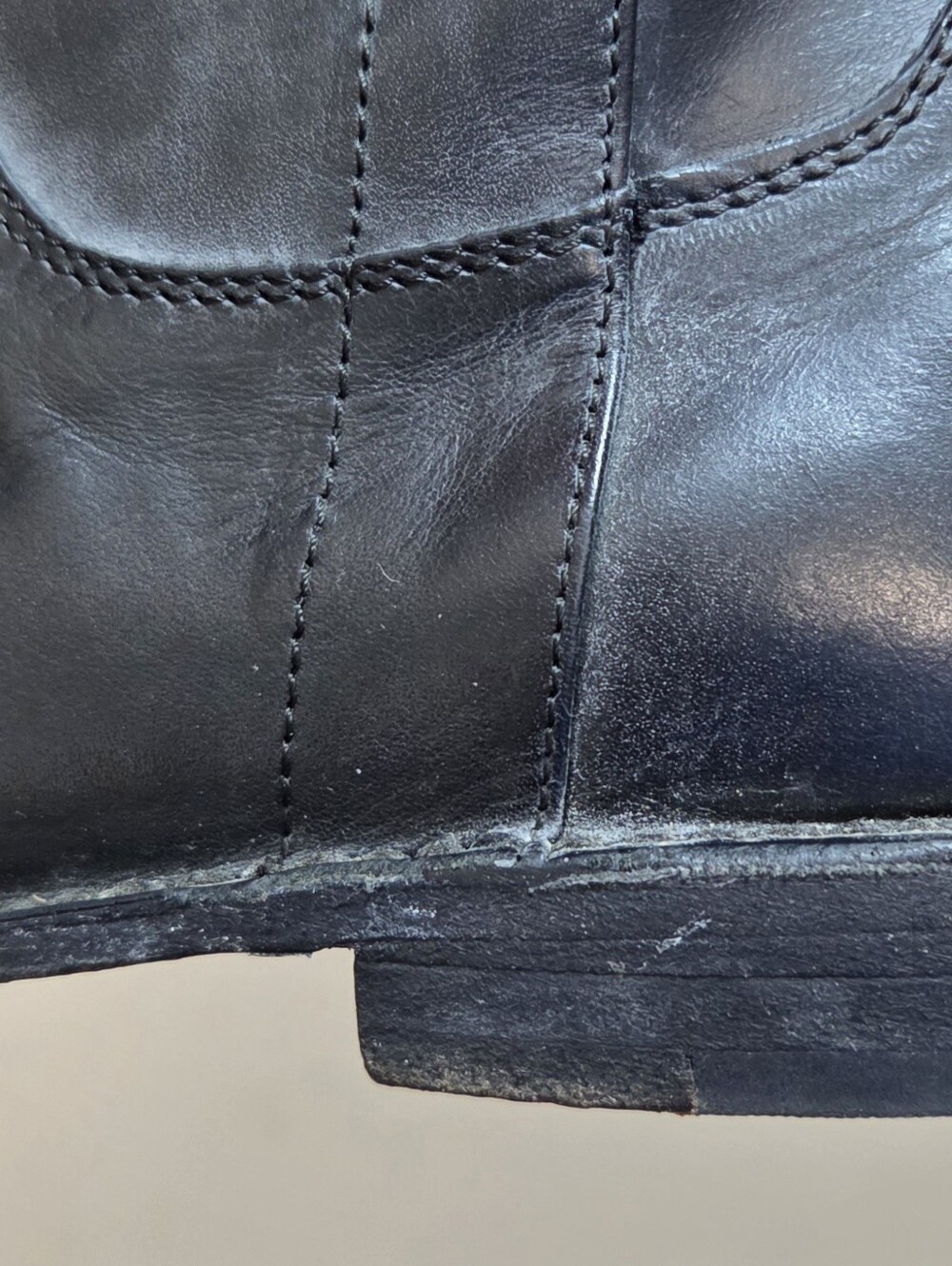 FRYE Paige Short Riding Boots Black Leather Size 6.5 - Picture 9 of 10